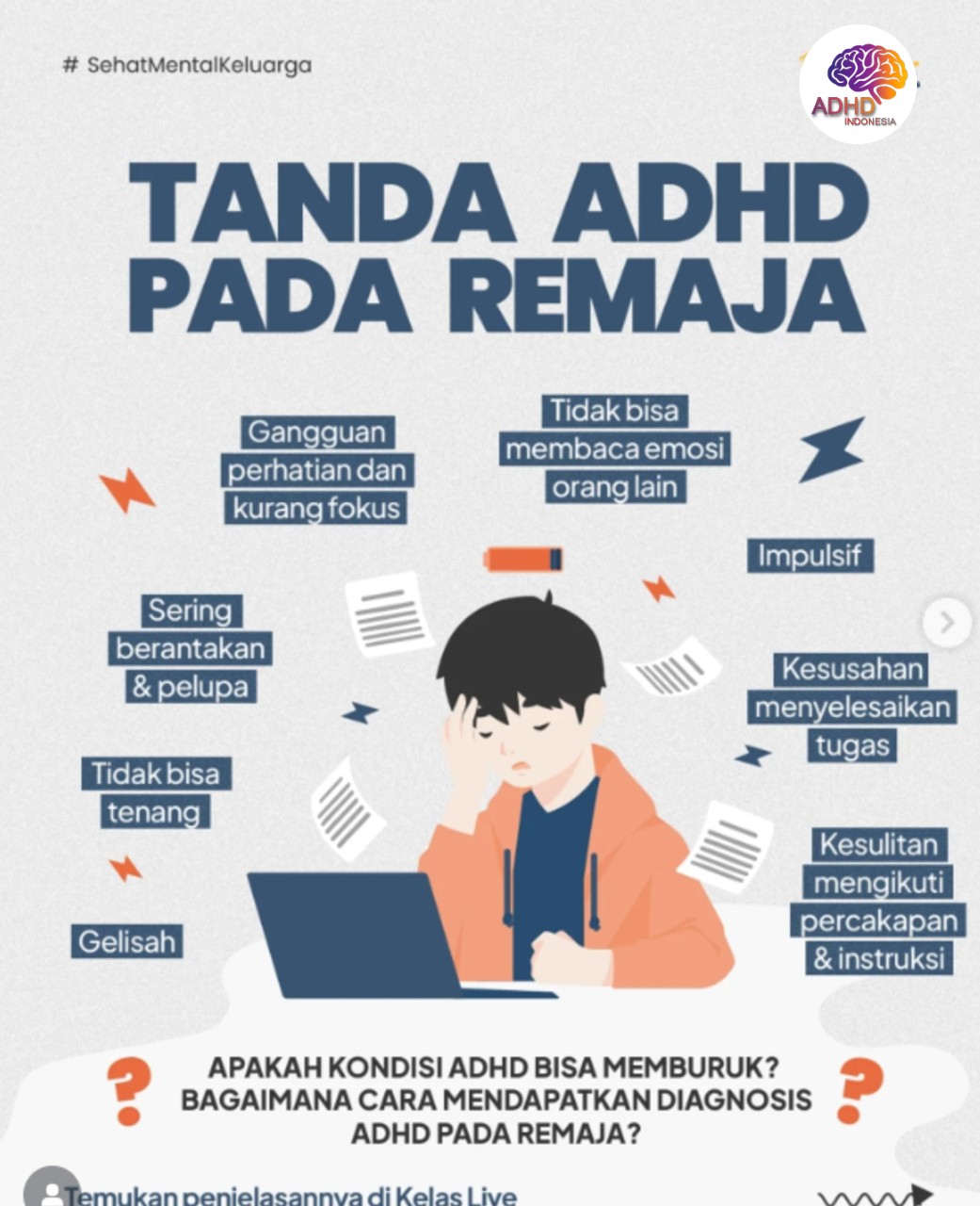 Screening ADHD Non-Diagnostik: Edukasi Awal bagi Orang Tua di Kabupaten Kaur